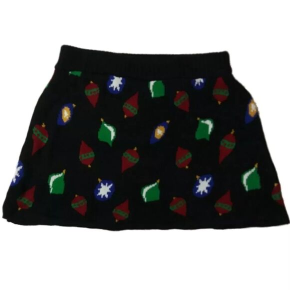 Xhilaration  Knit Christmas Tree Ornament Skirt Sz Large - Picture 1 of 10